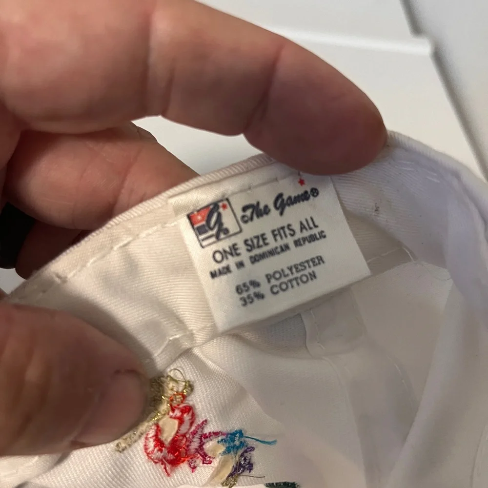 Bug Atlanta 1996 Olympic Games White and Green Snap Back Cap NOS
